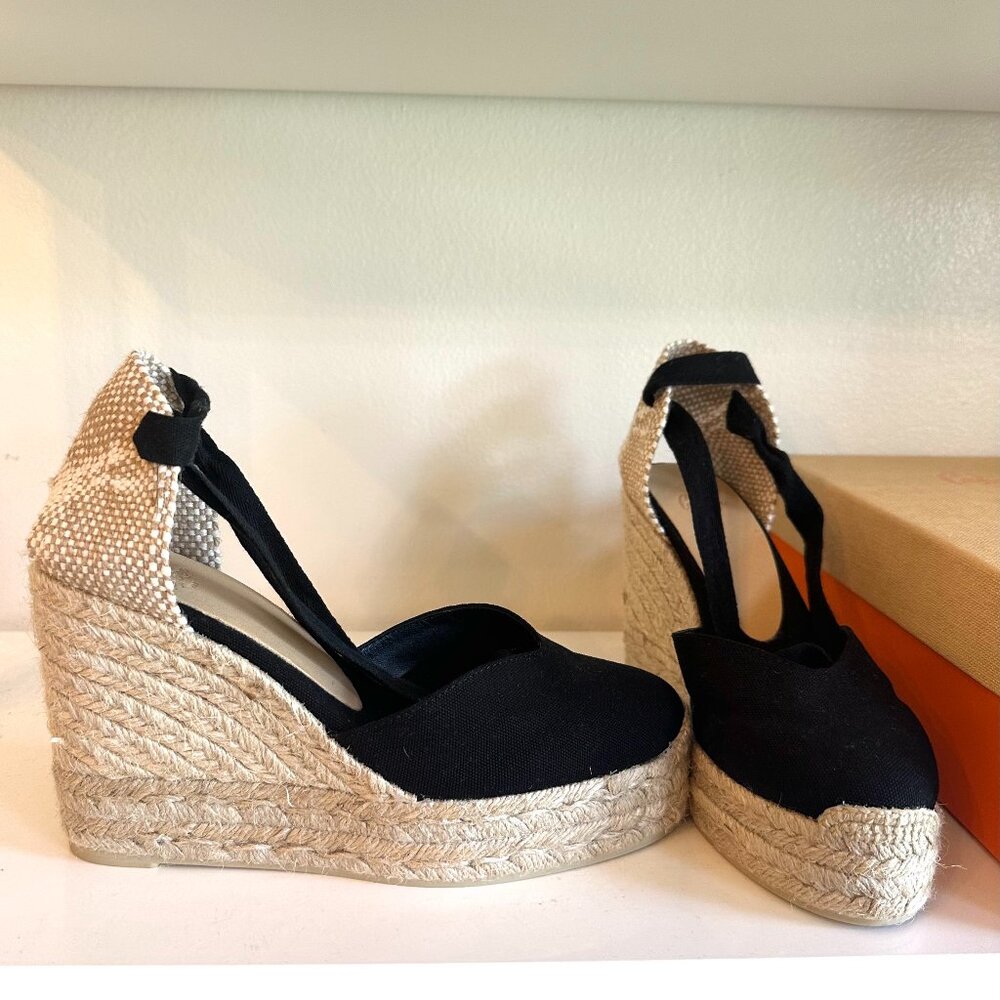 Castaner Chiara 80 Canvas Wedge Espadrille